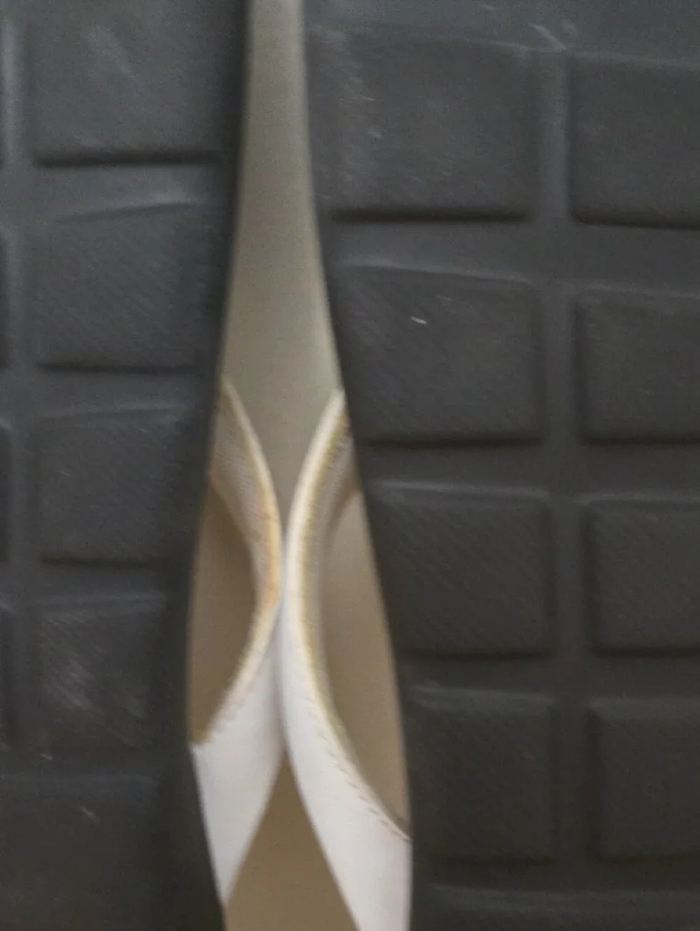 adidas Black and White Men’s Thongs with Three-Stripe Detail